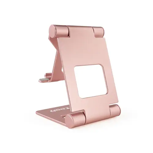 Soporte de sobremesa ajustable para teléfono / tablet hasta 10, Rosa Velvet - Imagen 2