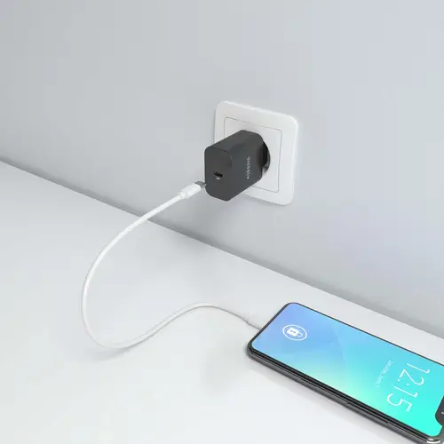 Cargador GaN 30W, 1xUSB-C PD3.0, Negro - Imagen 5
