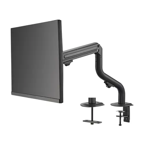 Soporte de Mesa ECO Contrapeso Giratorio e Inclinable para Monitor/TV 8Kg (3 Pivotes, 1 Brazo) de 17-32, Negro - Imagen 3