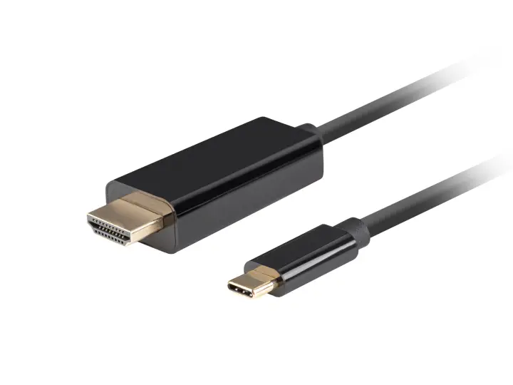 CA-CMHD-10CU-0005-BK adaptador de cable de vídeo 0,5 m USB Tipo C HDMI Negro