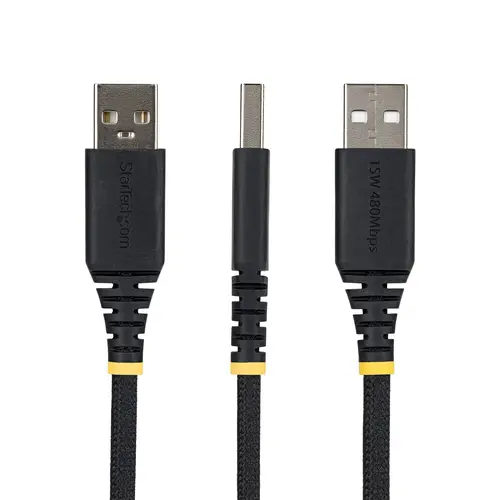 Cable Cargador USB-A a USB-C de 15cm - 15W 3A - Cable USB a Tipo C de Carga Rápida Trenzado de Nailon - Recubrimiento de TPE - Imagen 3