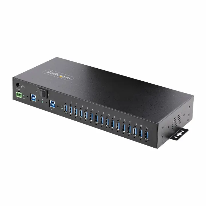 Hub Ladrón Industrial de Metal USB 3.0 5Gbps de 16 Puertos - de ..