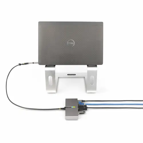 Hub Ladrón USB-C de 2 Puertos USB-A de 5Gbps con Red RJ45 Ethernet Gigabit y Puerto Serie DB9 RS232 FTDI - Concentrador USB - Entrega de Alimentación PD de 100W de Paso - Imagen 6