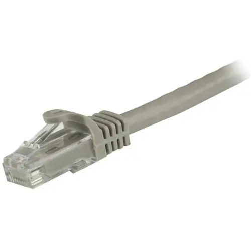 Cable de 1,5m Cat6 Ethernet de Red Gris - RJ45 sin Enganches - 24AWG - Imagen 2