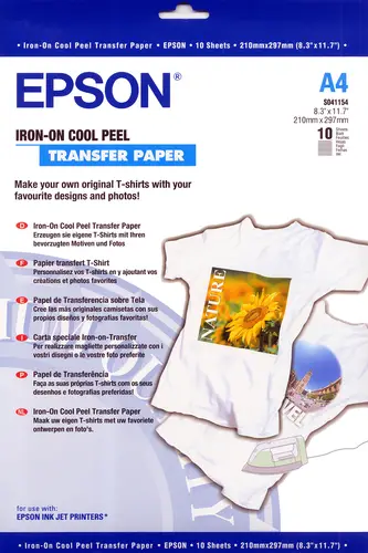 Iron-on-Transfer Paper - A4 - 10 hojas - Imagen 1