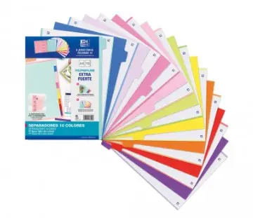 400159038 divisor Polipropileno (PP) Colores surtidos 10 pieza(s)