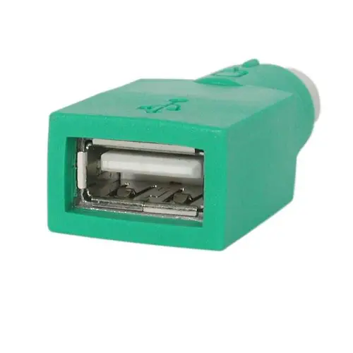Replacement USB to PS2 Mouse Adapter Verde - Imagen 3