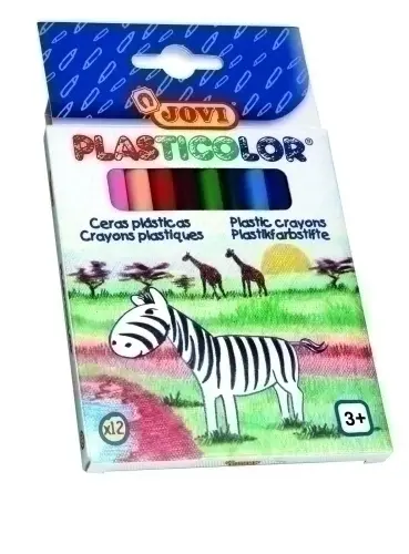 CERAS JOVI PLASTICOLOR ESTUCHE DE 12