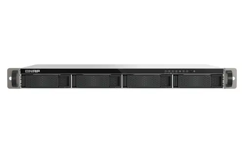 TS-432XeU NAS Bastidor (1U) 4 GB DDR4 0 TB QNAP QTS Negro, Gris - Imagen 2