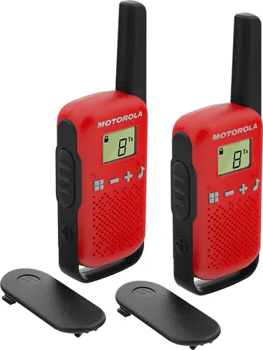TALKABOUT T42 two-way radios 16 canales Negro, Rojo - Imagen 1