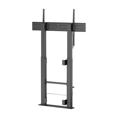 Soporte Suelo Con Manivela y Fijacion a Pared, TV 120kg de 60"-100", Negro - Imagen 3