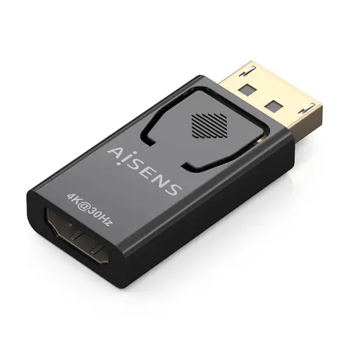 Conversor Displayport A HDMI 4K@30Hz, DP/M-HDMI/H, Negro - Imagen 2