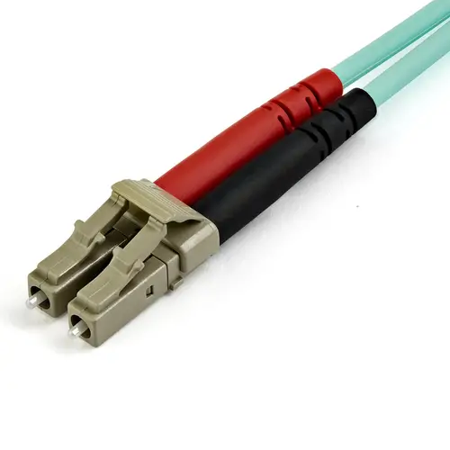 Cable de 1m de Fibra Óptica Multimodo LC/UPC a LC/UPC OM4 - 50/125µm - Fibra LOMMF/VCSEL - Redes de 100G - Cable LSZH - Baja Pérdida de Inserción - Low Insertion Loss - Imagen 2