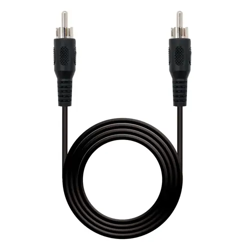 10.24.0403 cable de audio 3 m RCA Negro - Imagen 1