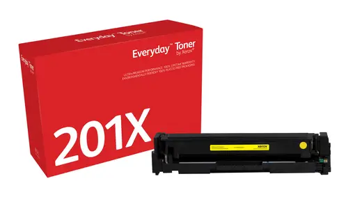 Everyday El tóner Everyday Amarillo de Xerox es compatible con HP 201X (CF402X), Capacidad alta - Imagen 1