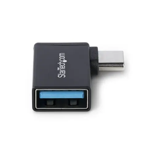 Adaptador Acodado USB-C a USB-A - USB Tipo C - Conversor Compacto USB Tipo C Macho a USB Hembra - Carcasa de Metal - 5Gbps - Imagen 4