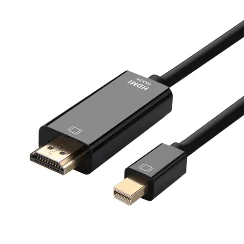 CABLE CONVERSOR MINI DP A HDMI, MINI DP/M-HDMI/M, NEGRO, 2.0M - Imagen 1