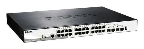 DGS-1510-28XMP Gestionado L2/L3 Gigabit Ethernet (10/100/1000) Energía sobre Ethernet (PoE) Negro, Gris - Imagen 2