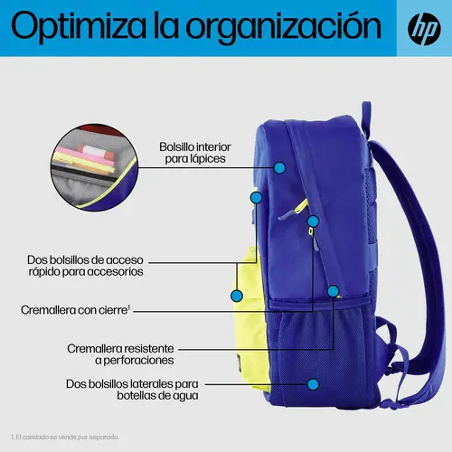 Mochila Campus azul - Imagen 3