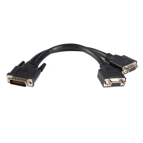 Cable de 0,2m de LFH59 DMS-59 a doble dual VGA - DMS59 Macho - 2x VGA Hembra - Imagen 1