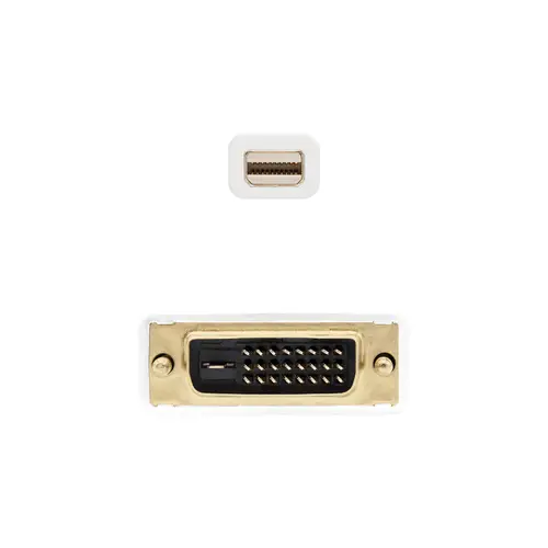 Cable conversor Mini DP a DVI, Mini DP/M - DVI/M, Blanco, 5.0 M - Imagen 3