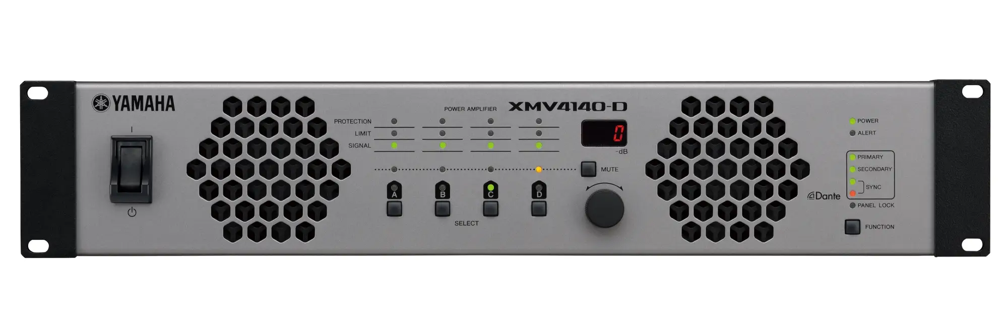 XMV4140-D amplificador de audio Hogar Negro, Gris
