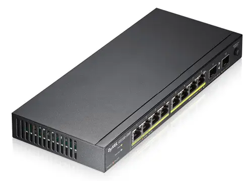 GS1100-10HP No administrado Gigabit Ethernet (10/100/1000) Energía sobre Ethernet (PoE) 1U Negro - Imagen 5