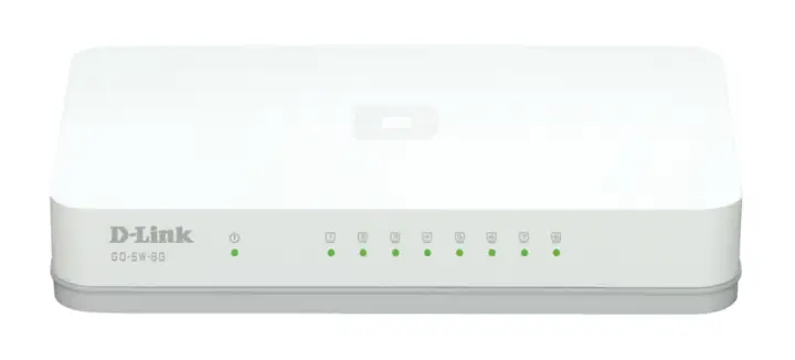 GO-SW-8G/E switch No administrado Gigabit Ethernet (10/100/1000) Blanco