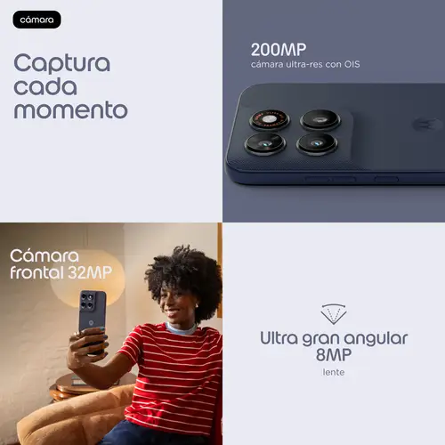 moto g87 17,2 cm (6.78") Ranura híbrida Dual SIM Android 16.0 5G USB Tipo C 8 GB 256 GB 5200 mAh Gris - Imagen 6