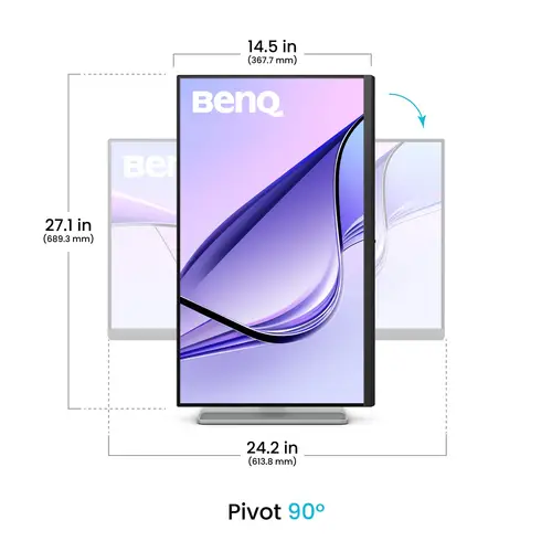 MA270U pantalla para PC 68,6 cm (27") 3840 x 2160 Pixeles 4K Ultra HD Blanco - Imagen 4