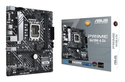 PRIME H610M-A D4-CSM Intel H610 LGA 1700 micro ATX - Imagen 1