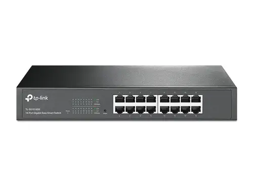 TL-SG1016DE Gestionado L2 Gigabit Ethernet (10/100/1000) 1U Negro - Imagen 1