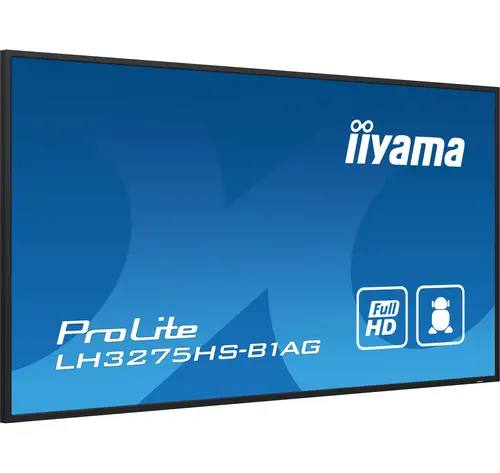 LH3275HS-B1AG pantalla de señalización Pantalla plana para señalización digital 81,3 cm (32") LCD Wifi 500 cd / m² Full HD Negro Procesador incorporado Android 11 24/7 - Imagen 7