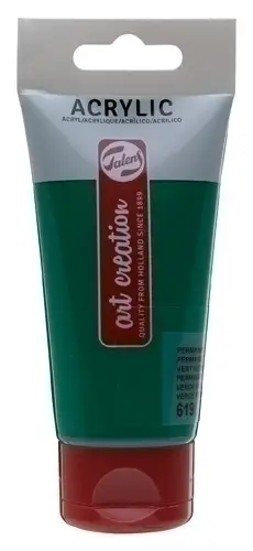 PINTURA ACRIL.TALENS 75 ml VERDE OSC. - Pack de 3 unidades