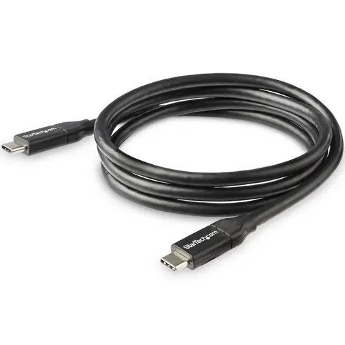 Cable de 1m USB-C a USB-C con capacidad para Entrega de Alimentación de 5A - USB TipoC - Cable de Carga USBC - USB 2.0 - Imagen 4