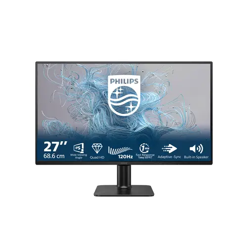 2000 series 27E2N2500/00 pantalla para PC 68,6 cm (27") 2560 x 1440 Pixeles Quad HD LCD Negro - Imagen 4
