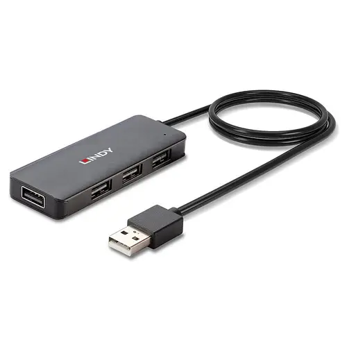 42986 hub de interfaz USB 2.0 480 Mbit/s Negro - Imagen 5
