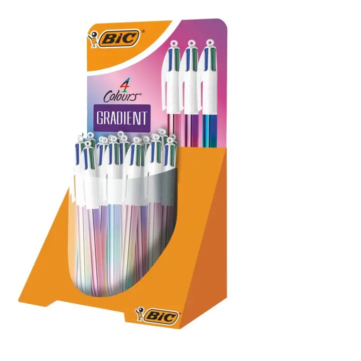 511031 bolígrafo Negro, Azul, Verde, Rojo Bolígrafo de punta retráctil con pulsador Medio 30 pieza(s)