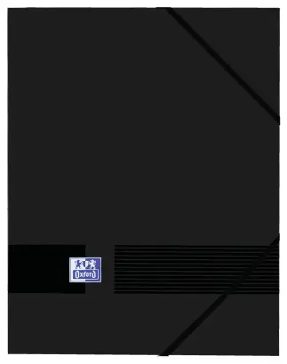 400160221 carpeta Plástico, Caucho Negro A4+