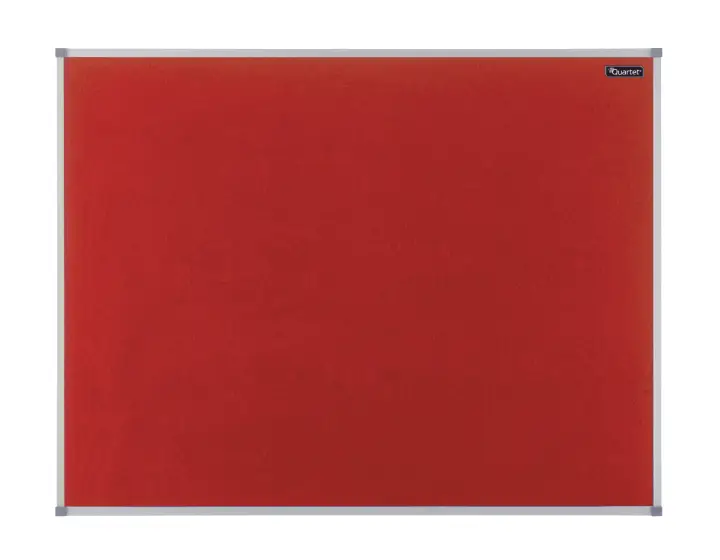 Basic Tablón de anuncios fijo Rojo Sentido