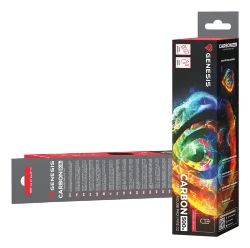 Carbon 500 M Fire G2 Alfombrilla de ratón para juegos Multicolor - Imagen 2