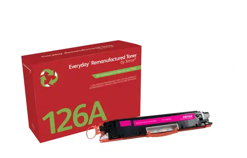 Remanufacturado Everyday Tóner Everyday Magenta remanufacturado de Xerox es compatible con HP 126A (CE313A), Capacidad estándar - Imagen 1