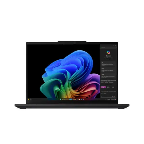 ThinkPad T14s Gen 6 (Snapdragon) Copilot+ PC Qualcomm Snapdragon X1P-42-100 Portátil 35,6 cm (14") WUXGA 16 GB LPDDR5x-SDRAM 512 GB SSD Wi-Fi 7 (802.11be) Windows 11 Pro Español Negro - Imagen 2