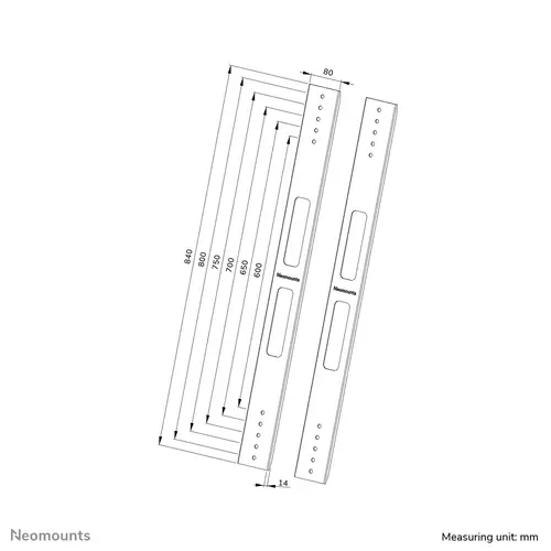 AWL-250BL18 Kit de extensión VESA - Imagen 6