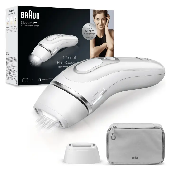 Silk-expert Pro Silk expert Pro 3 PL3020 Luz pulsada intensa (IPL) Plata, Blanco