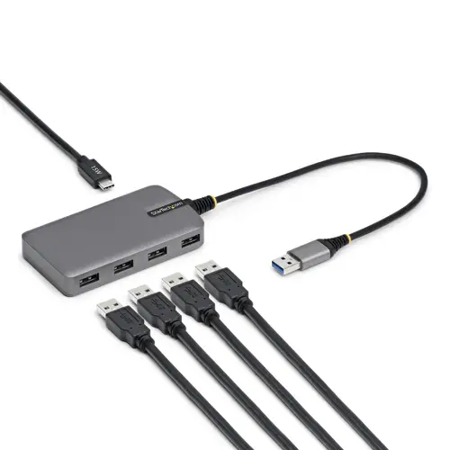 5G4AC-USB-A-HUB hub de interfaz USB 3.2 Gen 1 (3.1 Gen 1) Type-A 5000 Mbit/s Gris - Imagen 1