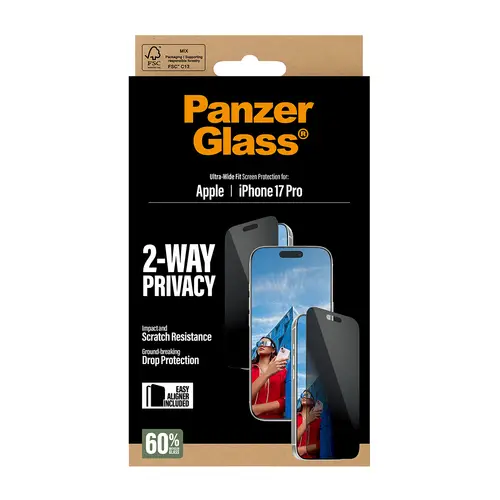 PanzerGlass Privacy Protector iPhone 17 Pro - Imagen 3