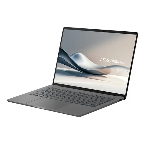 Zenbook A14 OLED UX3407QA-QD412W Copilot+ PC - Ordenador Portátil 14" WUXGA (Qualcomm Snapdragon X (X1-26-100), 32GB RAM, 512GB SSD, Adreno GPU, Win 11 Home) Gris Islandés - Tec. QWERTY Esp - Imagen 6