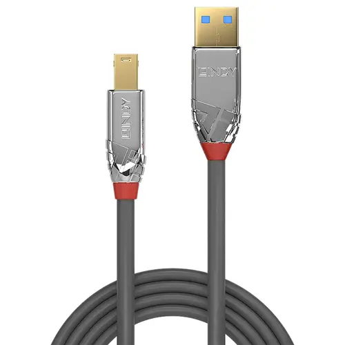 36662 cable USB USB 3.2 Gen 1 (3.1 Gen 1) 2 m USB A USB B Gris - Imagen 2