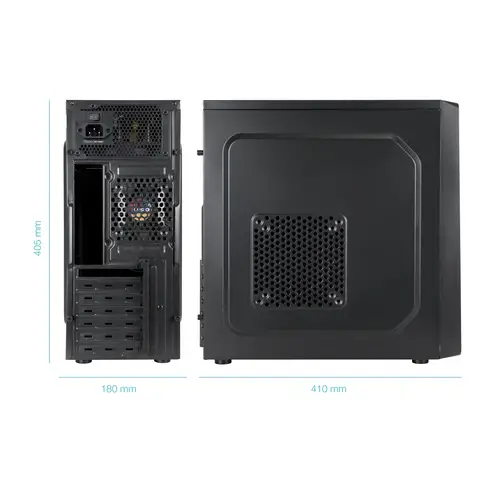 Caja Semitorre ATX PRISMA ULTRA Negra - Imagen 3